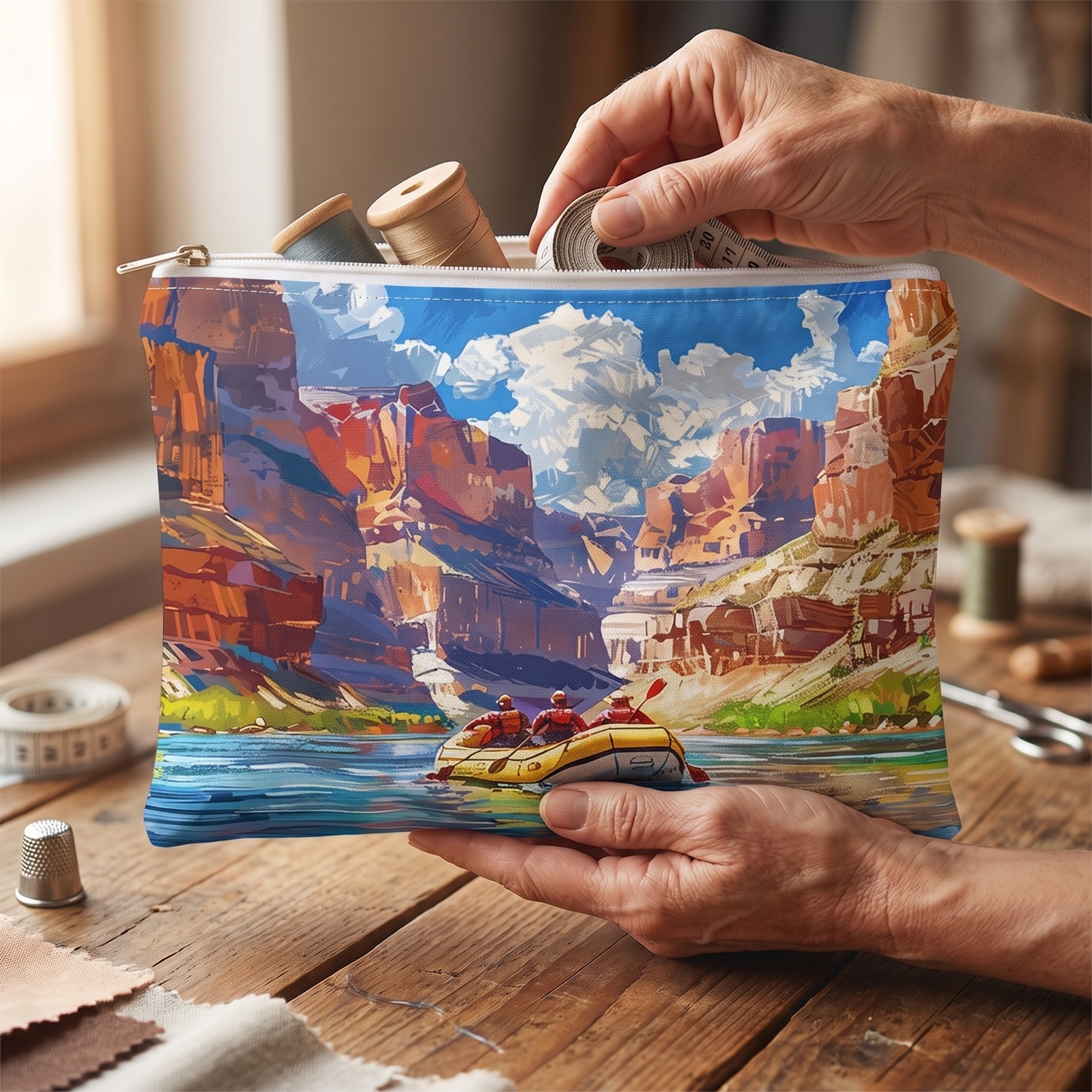 Colorado River Rafting Accessory Pouch - Adventure-Ready Organization in Every Splash! Available in 2 sizes.