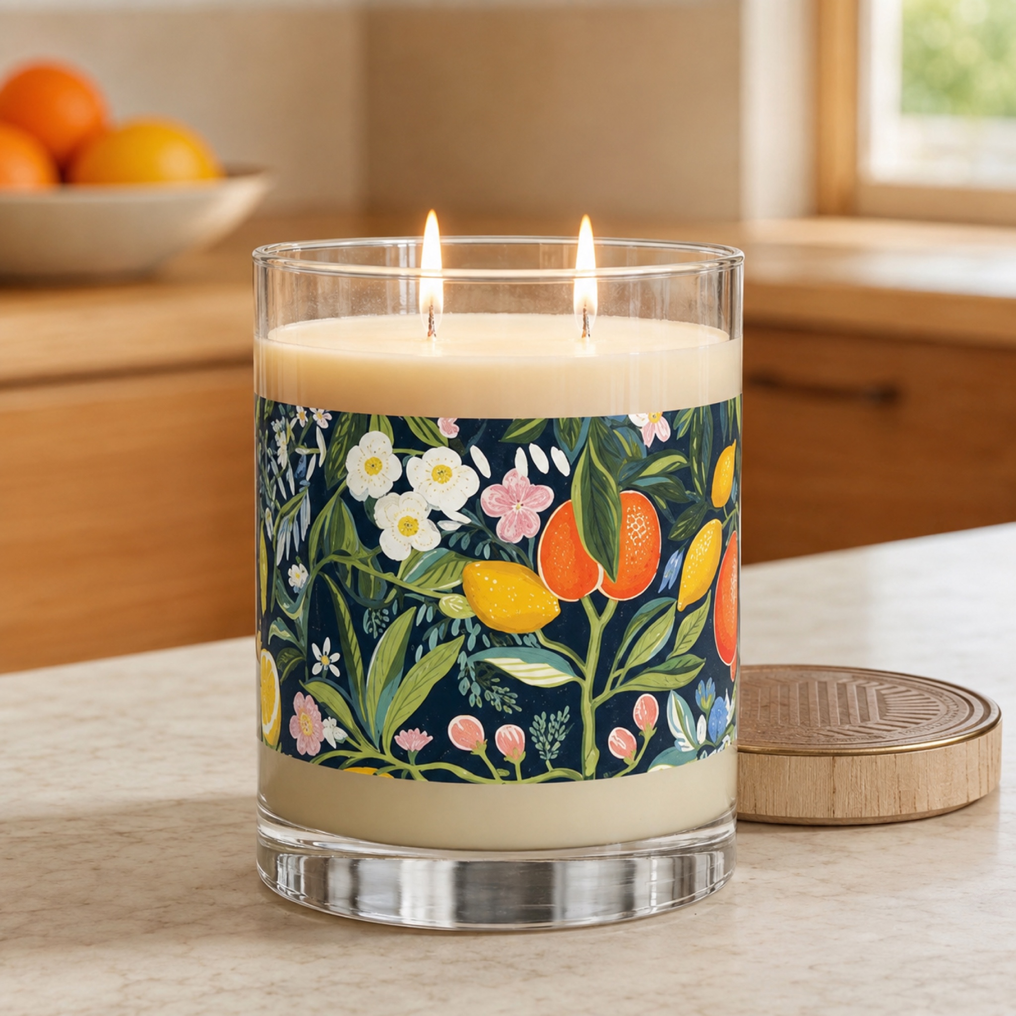 Magical Fruitiness 100% Soy Wax Scented Candle - 11 oz. Full-Glass, Phthalate-Free & Lead-Free - Three Fragrance Options