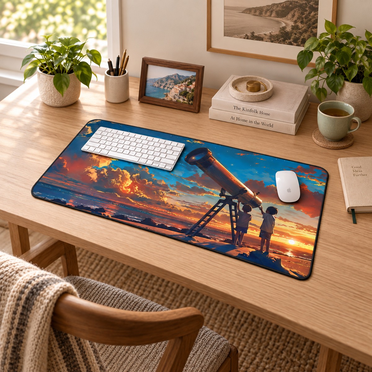 Cosmic Curiosity Desk Mat (Desk Pad) - Explore the Universe from Your Desk! Available in 3 sizes.