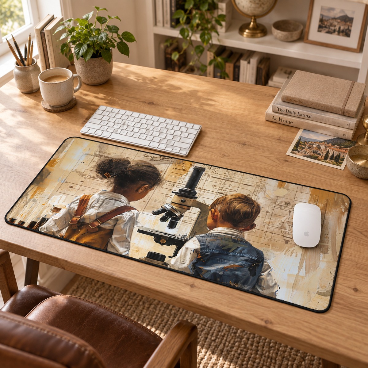 Young Scientific Explorers Desk Mat (Desk Pad) - Spark Curiosity and Imagination! Available in 3 sizes.