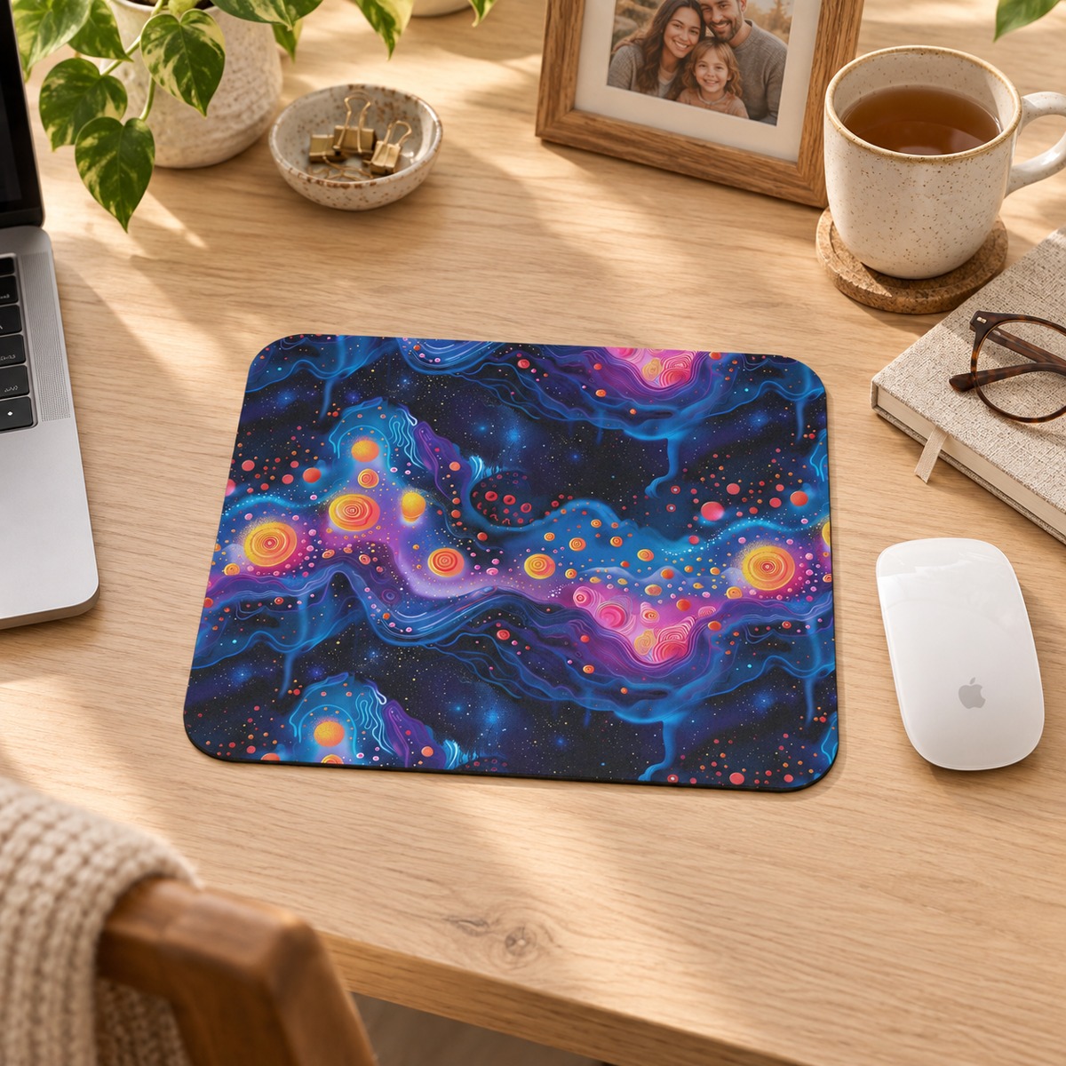 Cosmic Milky Way Mouse Pad - Bring the Mystery of Our Galaxy to Your Desktop!
