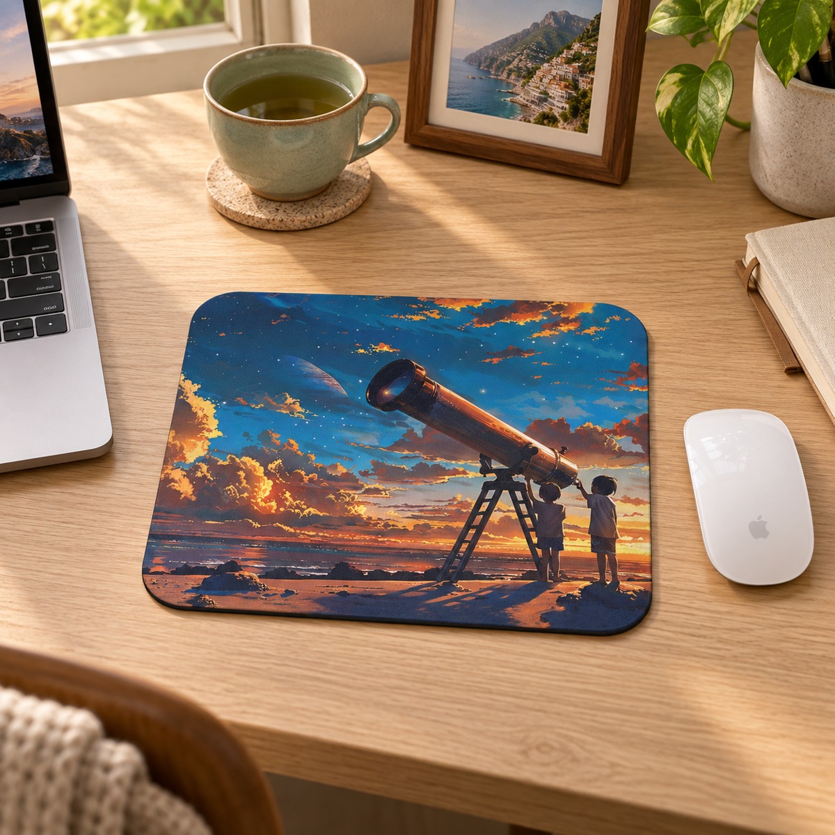 Cosmic Curiosity Mouse Pad - Let your Curiosity Bring you the Universe!