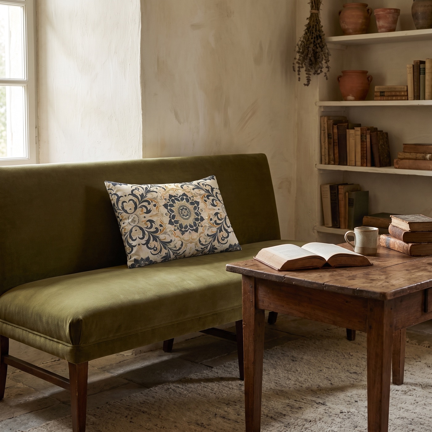 Renaissance Reverie Lumbar Pillow — Indoor Lumbar Pillow