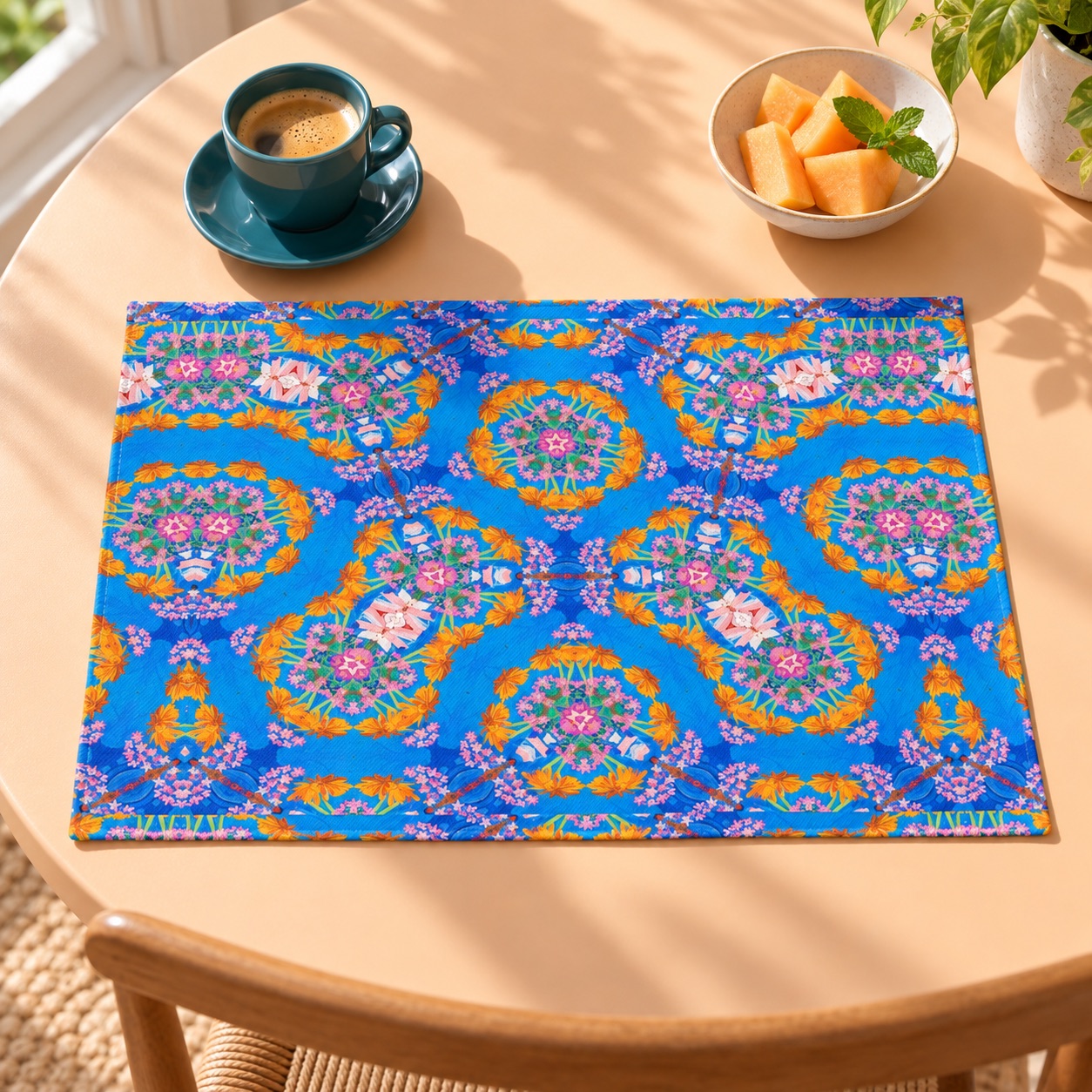 GeoPetals Placemat - 18" x 14".