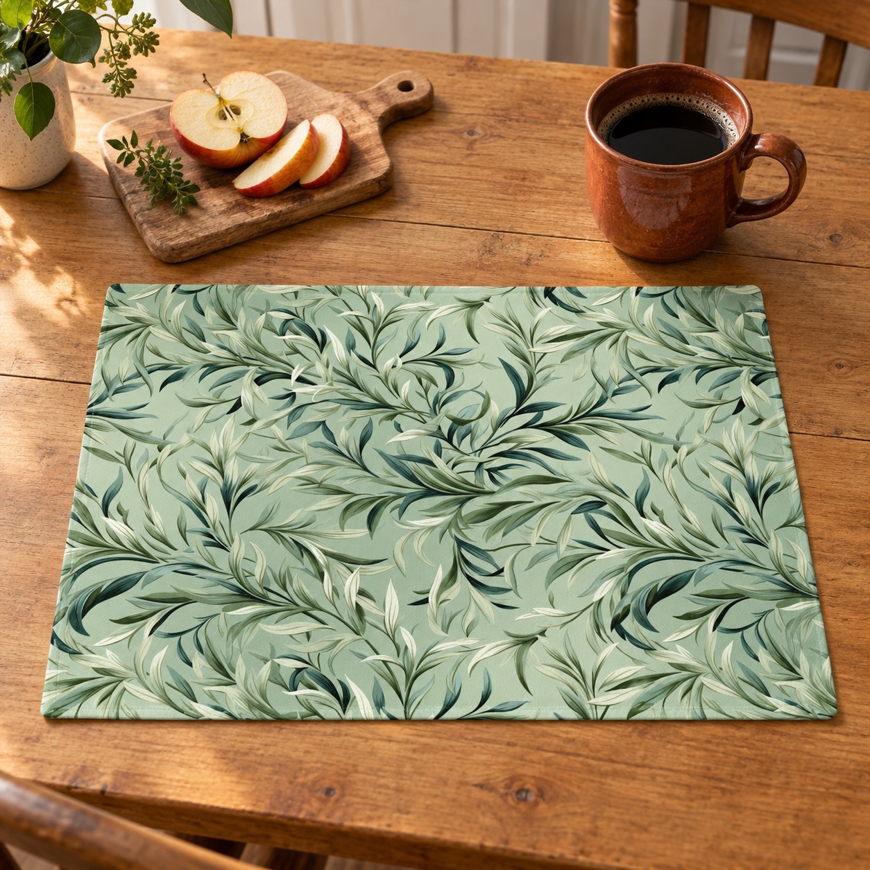 Vintage Vines Placemat - Bring Timeless Elegance to Your Table! Cotton Twill - 18" x 14"