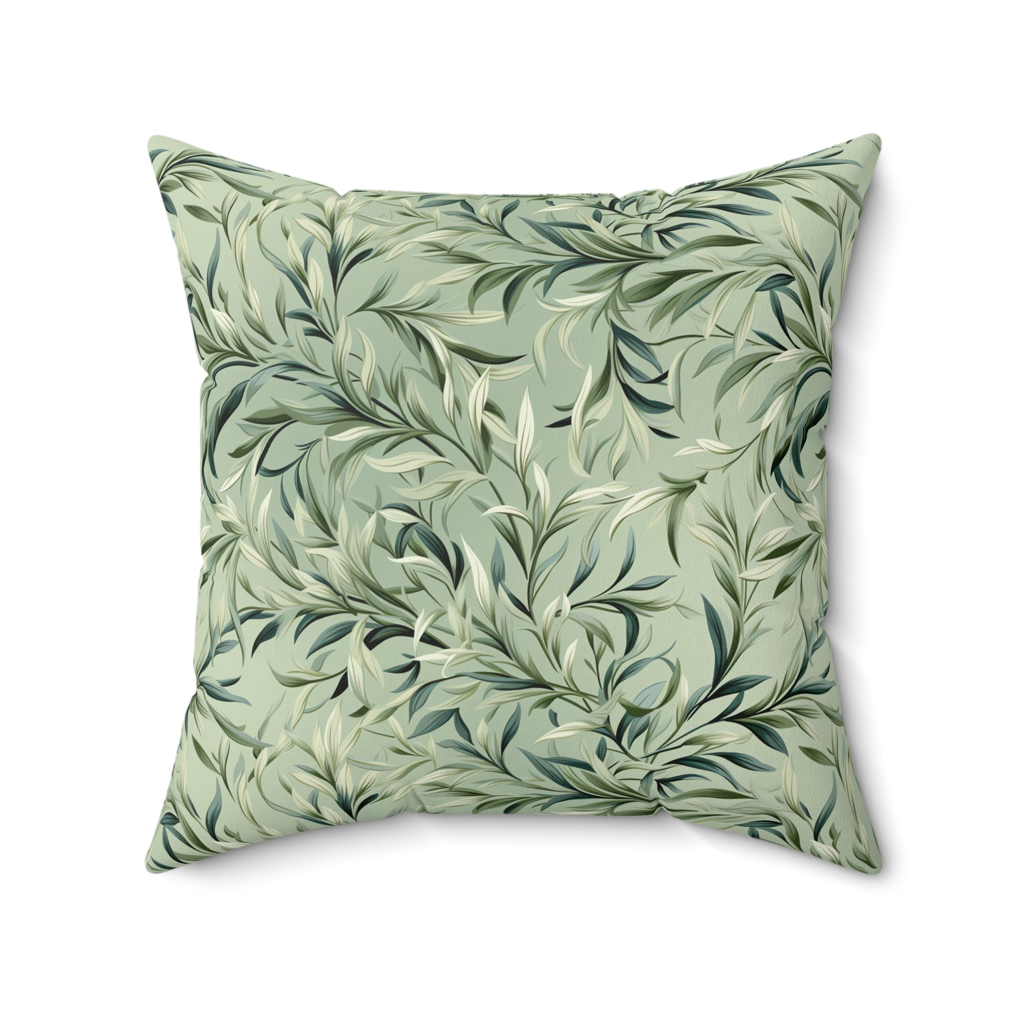 Vintage Vines Square Throw Pillow Square Throw Pillow — view 2