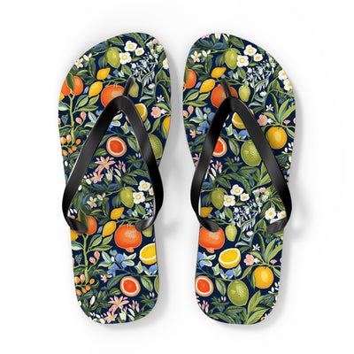 Magical Fruitiness Flip Flops. 5/8" Thick Comfortable Summer or Winter