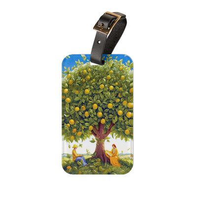Lovely Lemon Tree Acrylic Luggage Tag - Brighten Your Travels with the