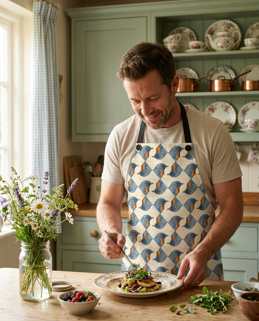 Bird Lover Adult Apron - Fly High in the Kitchen with Our Prism-LIke G