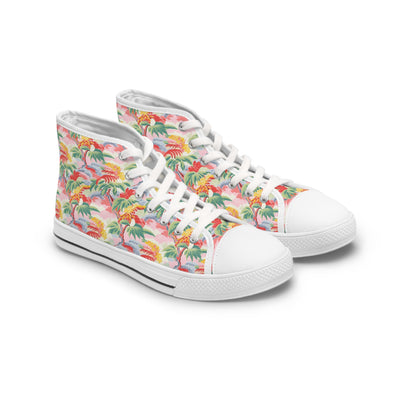 Tropical Breeze Ladies' High Top Designer Sneakers Ladies' High Top Sneakers — view 2