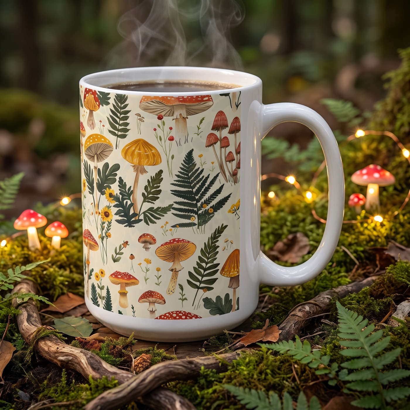 Enchanted Forest Floor Ceramic Mug — Mug