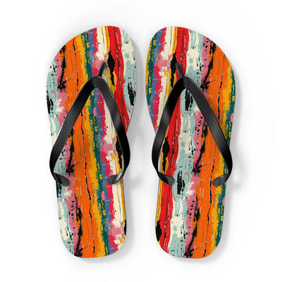 Rustic Weave Flip Flops. 5/8" Thick Comfortable Summer or Winter Gym/S