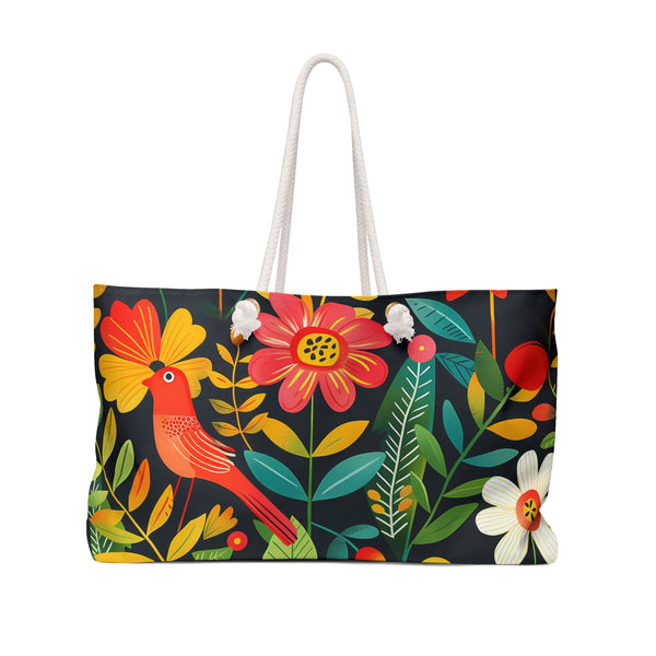 Blooming Bird Wonderland Weekender Bag - Fly into Joy - Where Bold Blo