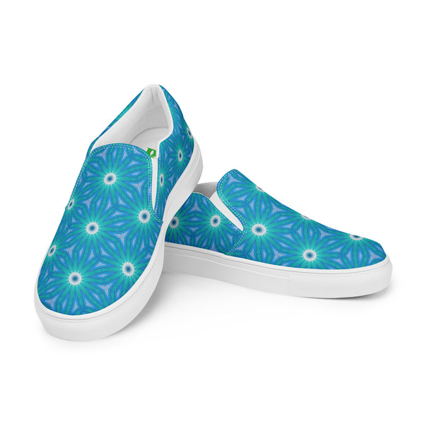 Sapphire Nebula Men’s Slip-On Canvas Shoes Men's Slip-On Canvas Shoes — view 2