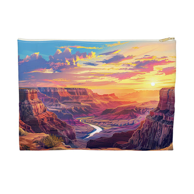 Golden Grand Canyon Glow Accessory Pouch - Carry the Golden Glow of th
