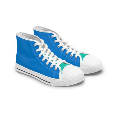 Blue Paradise Ladies' Two-Tone High Top Sneakers Ladies' High Top Sneakers — view 2