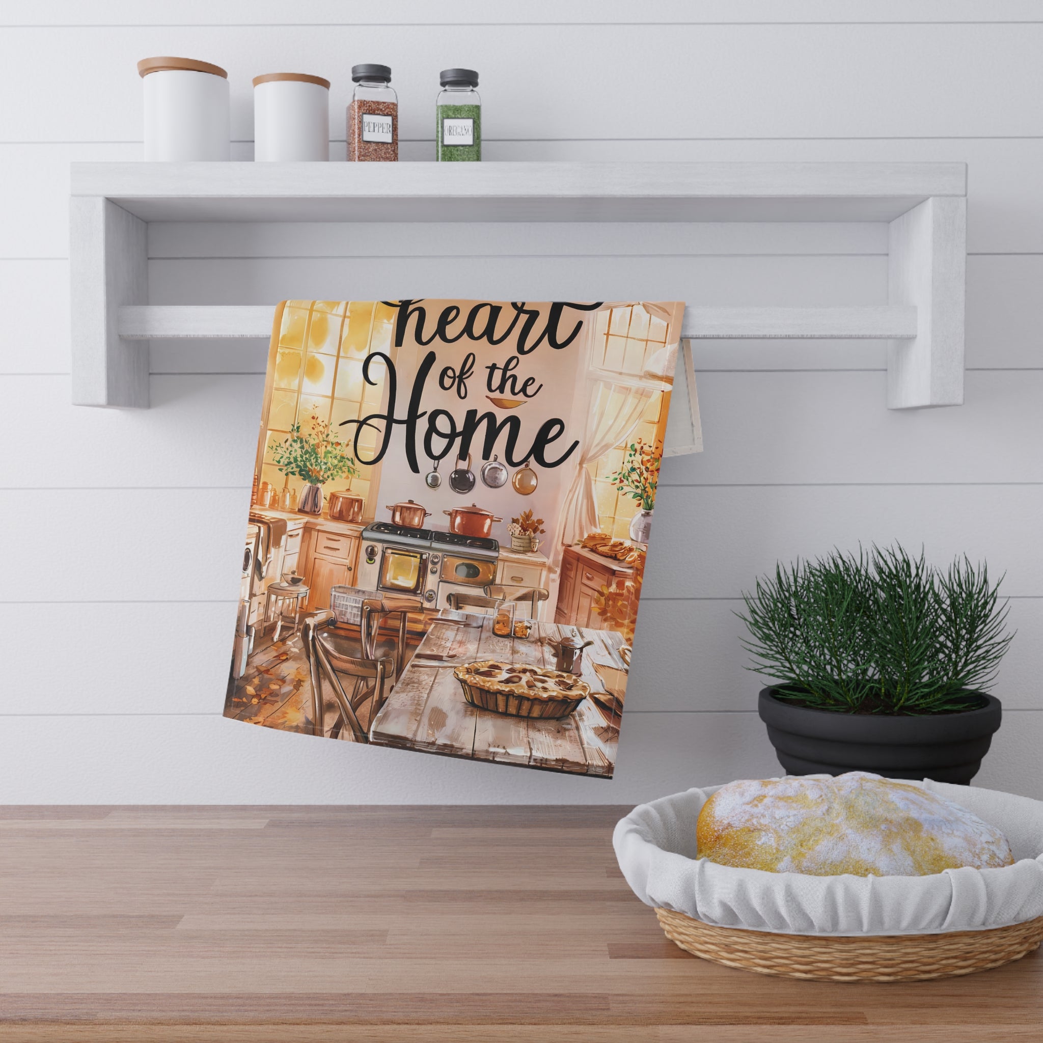 The Kitchen is the Heart of the Home Kitchen Towel — Kitchen Towel
