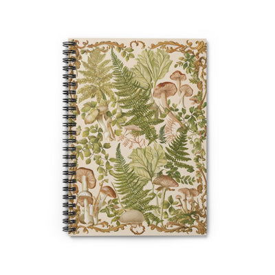 Botanical Woodland Whimsy Spiral Notebook - Ruled Line - Write in Natu
