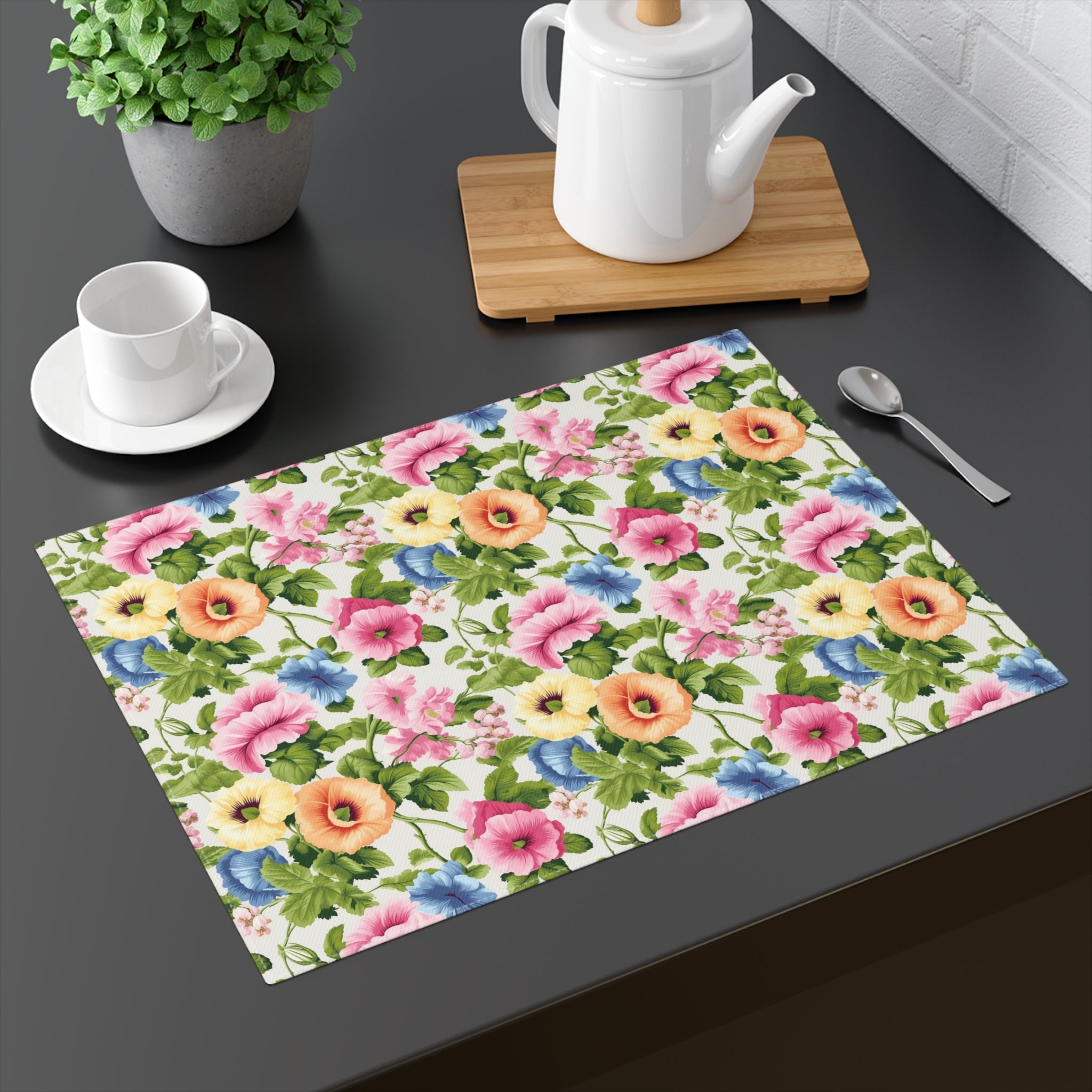 Pastel Garden Elegance Placemat - Embrace Feminine grace with Pastel G