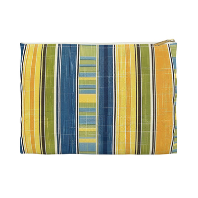Summer Stripes Delight Accessory Pouch - Organize in Style with Summer