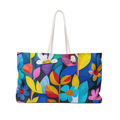 Rhapsody in Bloom Weekender Bag - Pack Your Style in Full Bloom for Yo