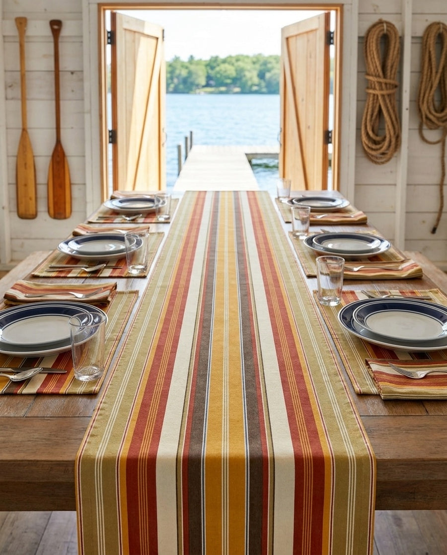 Royal Stripes Delight Table Runner — Table Runner
