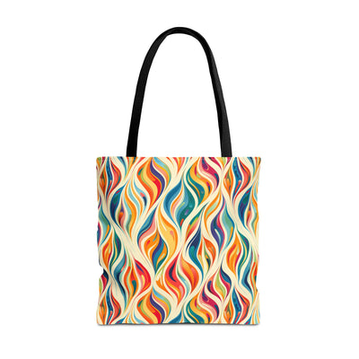 Modern Art Flames Tote Bag - Carry Our Modern Art Tote to Set Your Sty