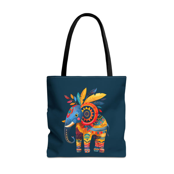 Ethnic Elephant Tote Bag - Carry the Spirit of the African Savanna wit