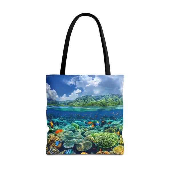 Coral Reef Dreamscape Tote Bag - Dive into a Dream with Every Carry! A